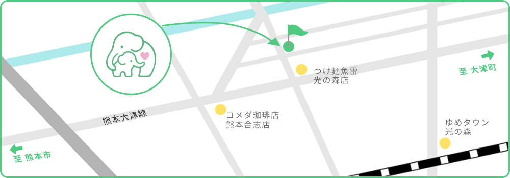 クリニック周辺地図