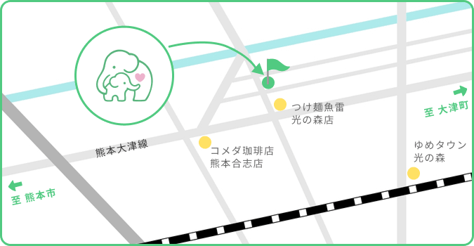 クリニック周辺地図